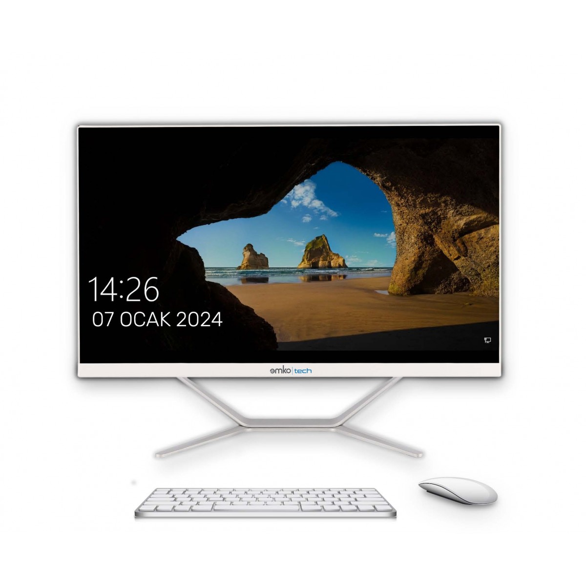Emko AIO X Serisi - All In One Dokunmatik Panelli Masa Üstü Bilgisayar
