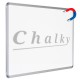 Chalky Manyetik Beyaz Yazı Tahtası Alüminyum Çerçeveli 120x240 cm