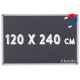 Chalky Manyetik Kara Tahta - Tebeşir Yazı Tahtası 120x240 cm - Siyah