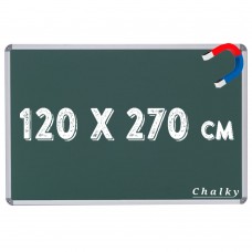 Chalky Manyetik Kara Tahta - Tebeşir Yazı Tahtası 120x270 cm - Yeşil
