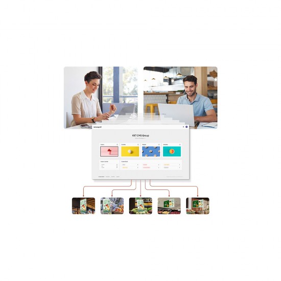 Samsung EMDX-32 32" Renkli Akıllı Dijital E-Paper Signage - Profesyonel Elektronik Kağıt Ekran ve Dijital Poster