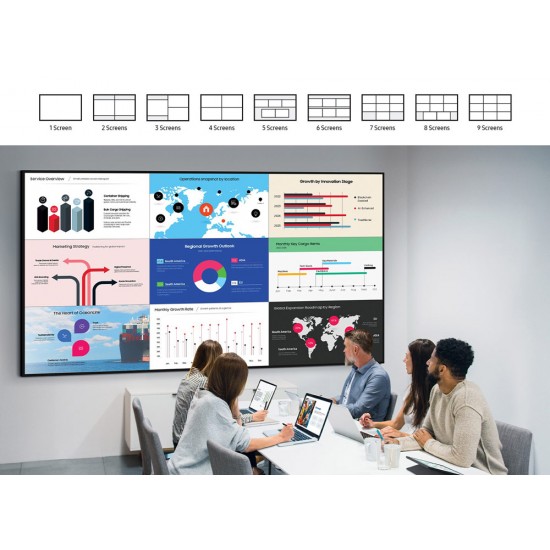 Samsung QH115FX 115" 4K UHD Akıllı Dijital Signage - Profesyonel Kurumsal Sunum ve Dev Ekran Ticari Monitör