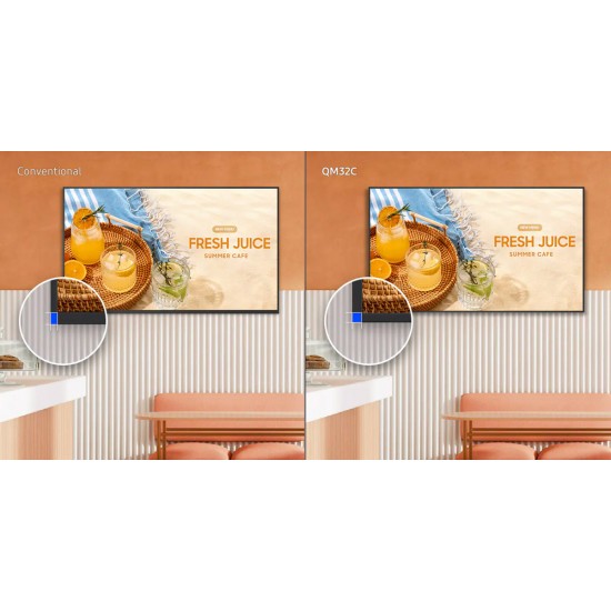 Samsung QM32C 32" Profesyonel Akıllı Dijital Tabela (Smart & Digital Signage)