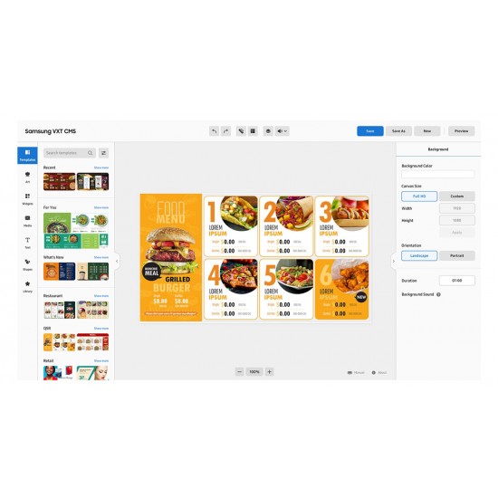 Samsung QM50C 50" Profesyonel Akıllı Dijital Tabela (Smart & Digital Signage)