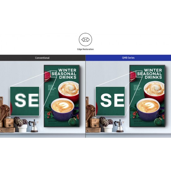 Samsung QM75B 75" 4K UHD LED Profesyonel Akıllı Dijital Tabela (Smart & Digital Signage)