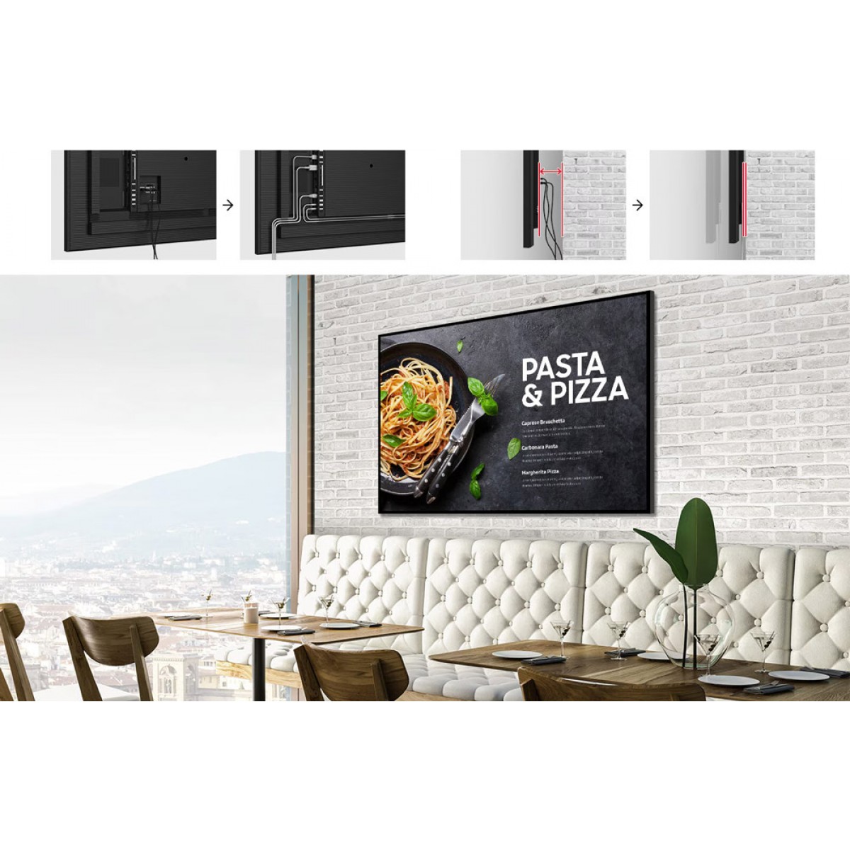 Samsung QM75B 75" 4K UHD LED Profesyonel Akıllı Dijital Tabela (Smart & Digital Signage)