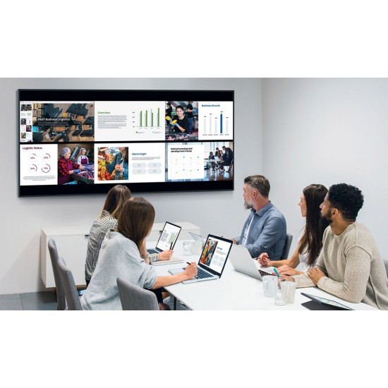 Samsung QPDX-5K 105" 21:9 5K UHD Akıllı Dijital Signage | Profesyonel Kurumsal Sunum ve Toplantı Ekranı