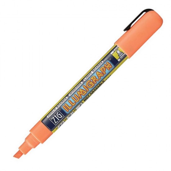 Zig Illumigraph Neon Markör PMA 510 Sıvı Tebeşir Turuncu