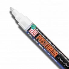 Zig Posterman Wet-Wipe PMA 330 Sıvı Tebeşir Beyaz